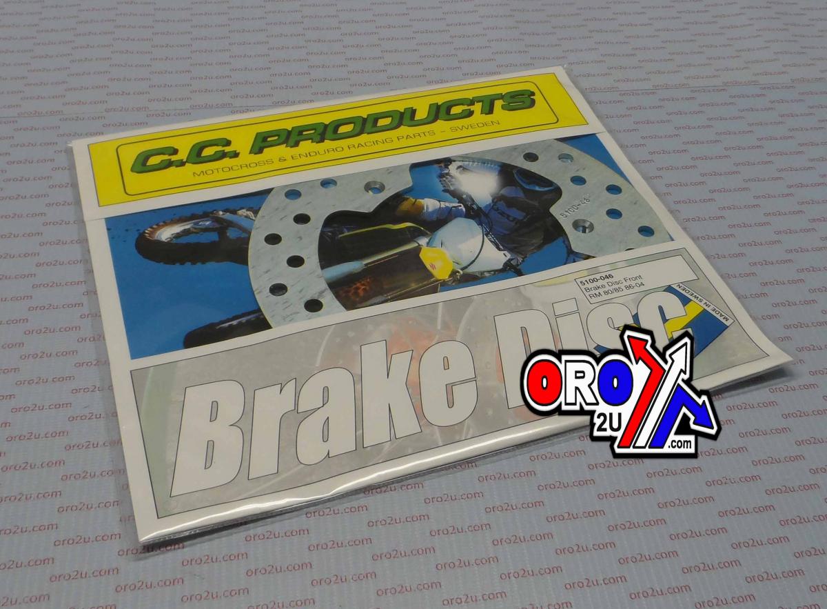 DISC BRAKE FRONT RM80 85 ROUND CROSS-CENTER PRODUCT 5100-46