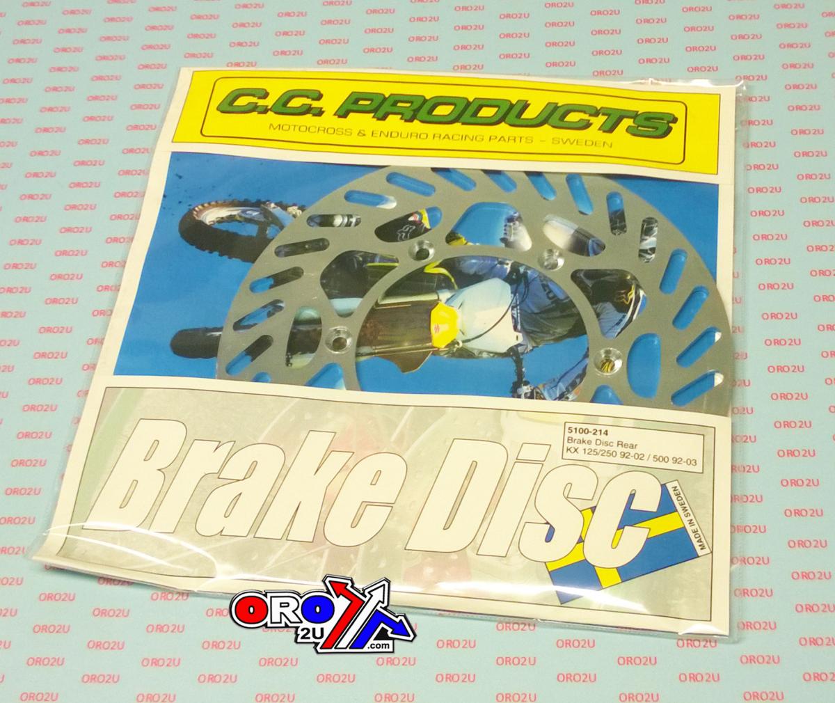 DISC BRAKE REAR KX KDX OEM CC CROSS-CENTER PRODUCT 5100-214