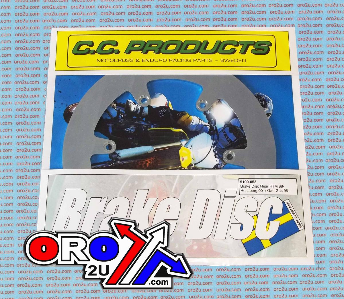 DISC BRAKE REAR KTM/GASGAS/HUSQ, CROSS-CENTER 5100-053, 77310060000