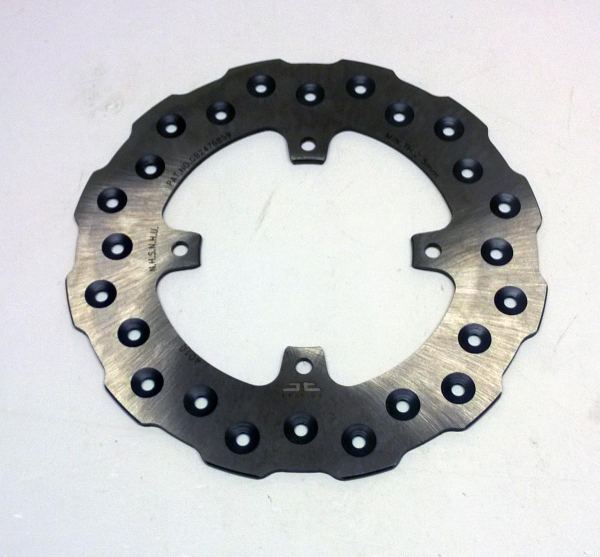 DISC BRAKE REAR YAMAHA YZ80/85 93-18 JT, JTD4010SC01, SELF-CLEANING HOLES