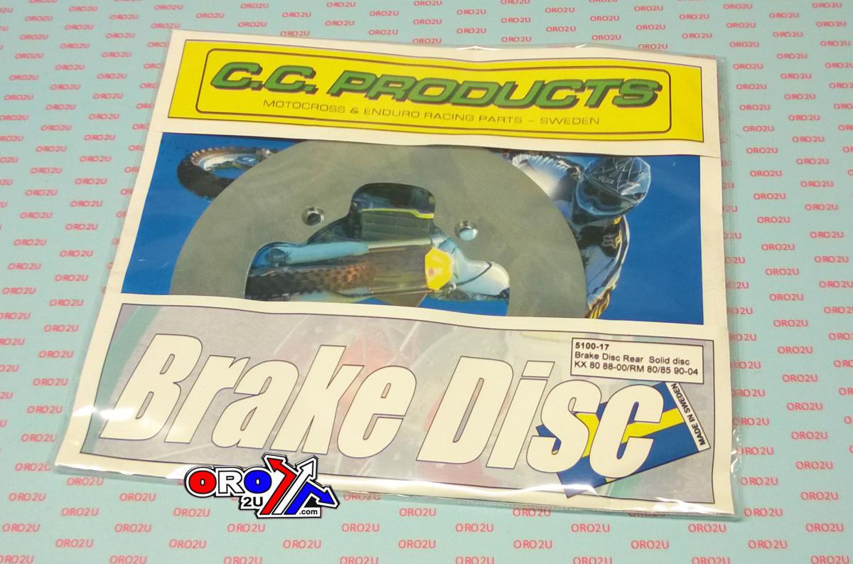 DISC BRAKE REAR KAW KX80 90-00, KX100 90-00 SUZUKI RM80/85 90-04, CROSS-CENTER