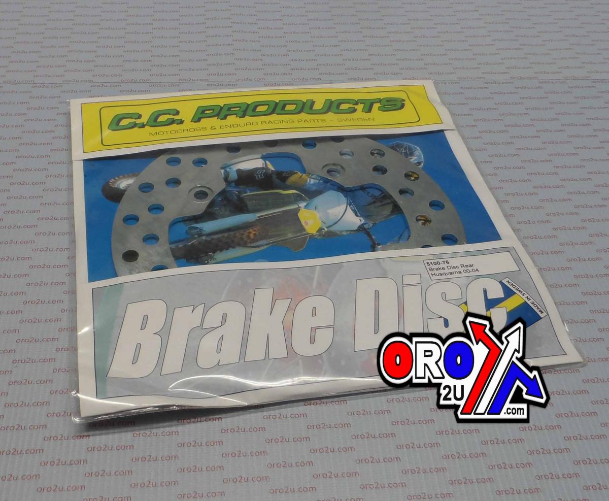 DISC BRAKE REAR HUSQ CR/TC 00-04, WR/TE 00-05, CROSS-CENTER PRODUCT 5100-076