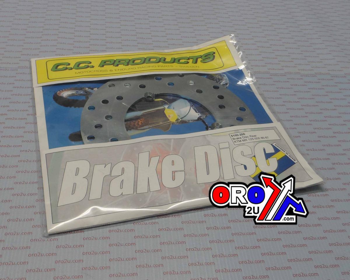 DISC BRAKE REAR KTM 125-500 86-87, CROSS-CENTER PRODUCTS 5100-200