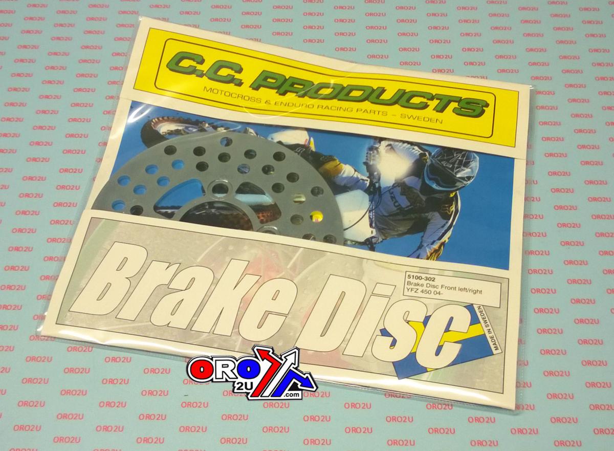 DISC BRAKE FRONT YFZ ROUND CROSS-CENTER PRODUCT 5100-302