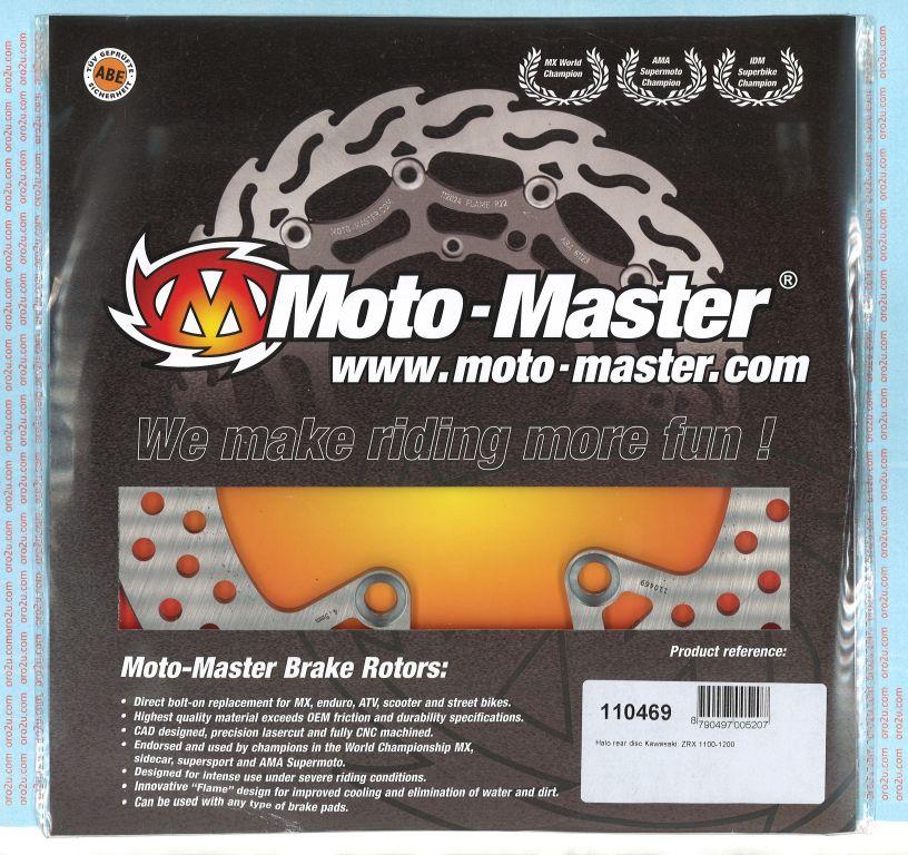DISC BRAKE REAR, MOTO-MASTER 110469 KAWASAKI ZRX1100 97-00, ZRX1200 01-06