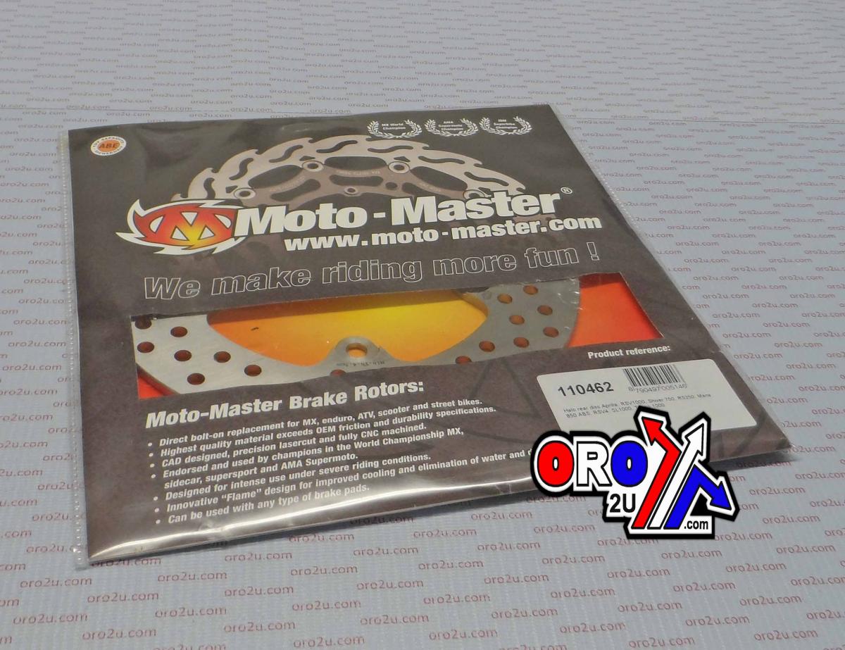 DISC BRAKE REAR HALO MOTO-MASTER APRILIA RS50 99-05, RS125 92-10, RSV1000 98-10