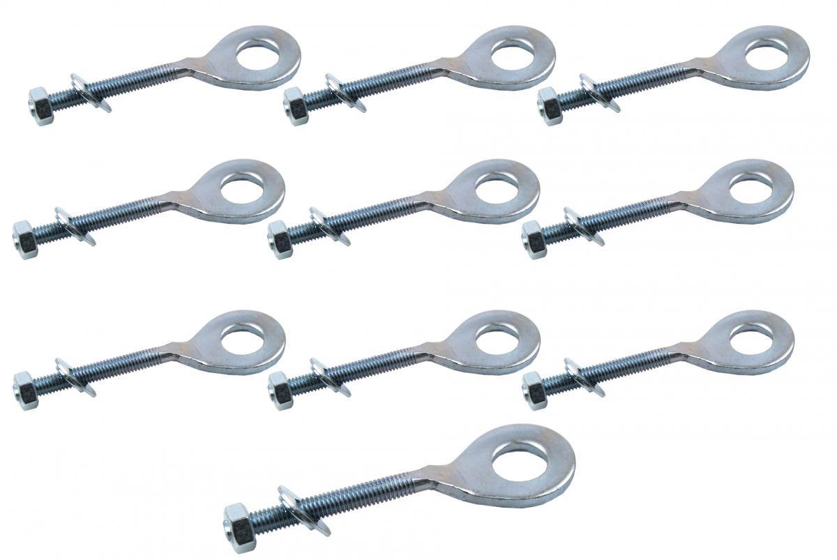 10 CHAIN PULLS 12mm HOLE, 6mm THREAD