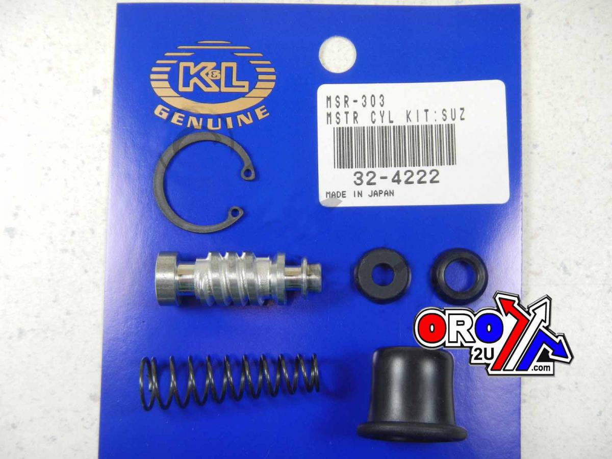 MASTER CYLINDER REBUILD KIT REAR, SUZUKI RM85 03-18, GSF1200 97-05, GS500 89-02