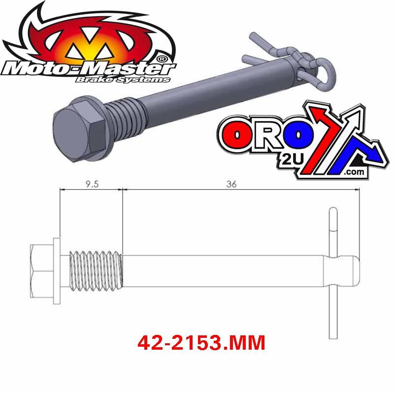 BRAKE PAD PIN REAR KTM SX65 09>, SX85 03-10, SX105 06-10