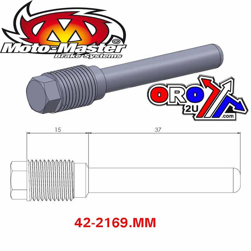 BRAKE PAD PIN FRONT YAMAHA YZ250F 01-13, YZ450F 03>, YFM550/700 GRIZZLY