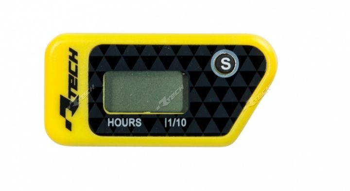 WIRELESS HOUR METER (YELLOW), RACETECH R- HOURMT002GI, R-HOURMT002GI