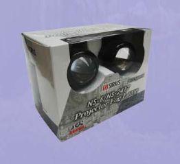 SPOT LIGHT / PAIR H3 Bulb 12V/55W, Chrome Body