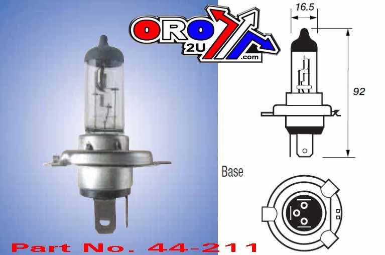 HALOGEN HEADLIGHT BULB 12V 60/55W H4
