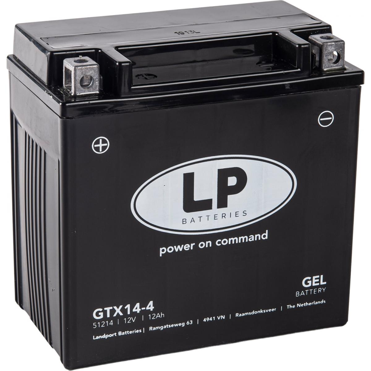 BATTERY LTX14-4 12V GEL, MG LTX14-4, MG GTX14-BS, (SAME AS YTX14-BS)