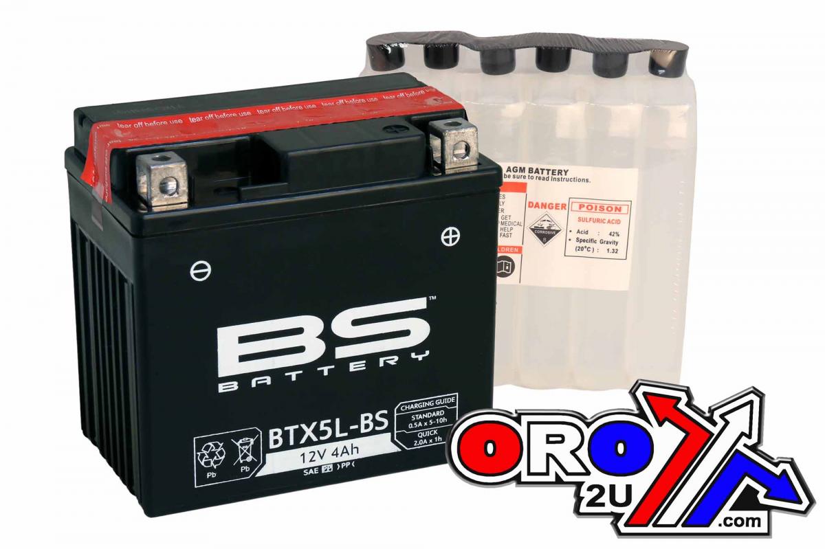 BATTERY YTX5L-BS / BTX5L-BS, BS-BTX5L-BS