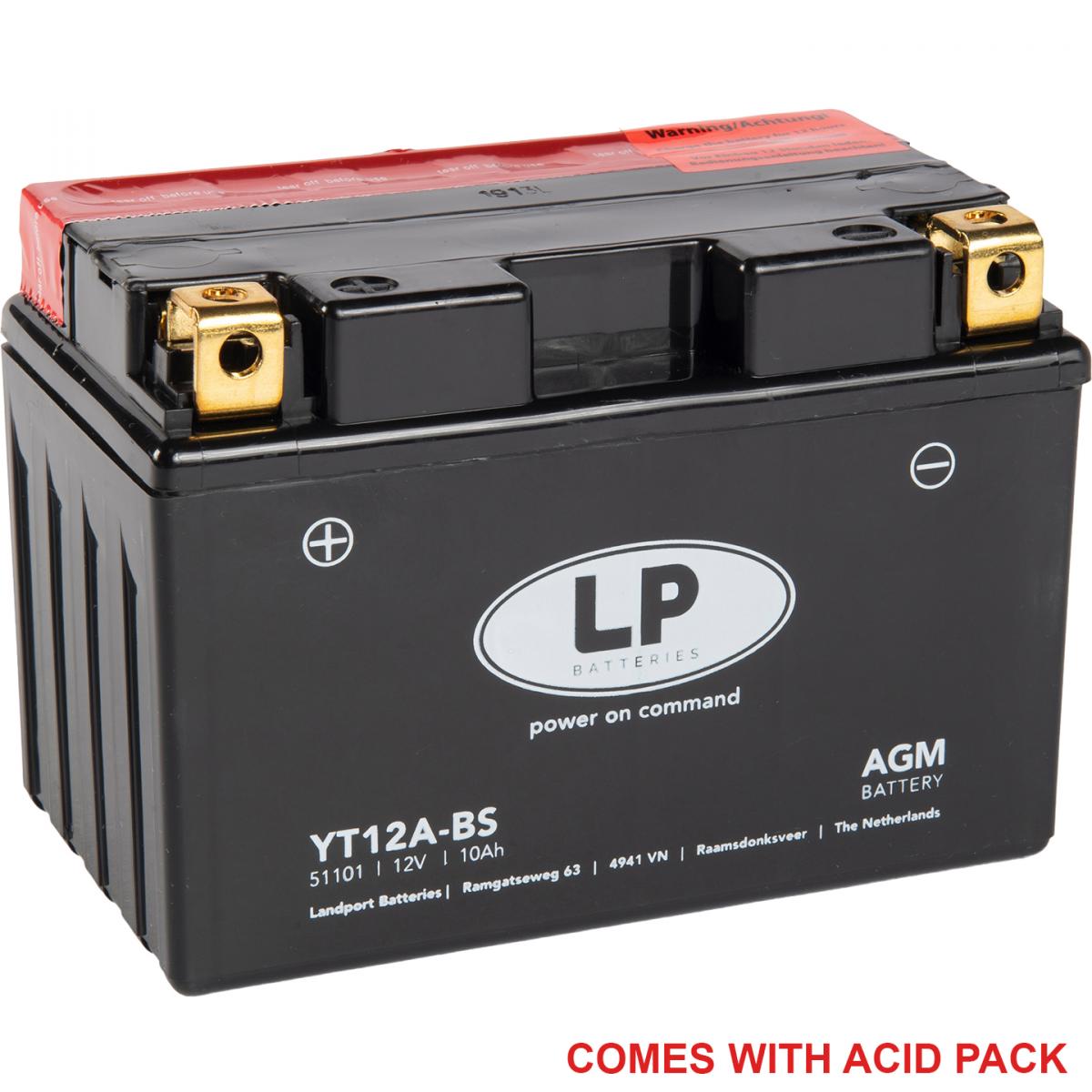 BATTERY YT12A-BS MA.FREE YT12A-4