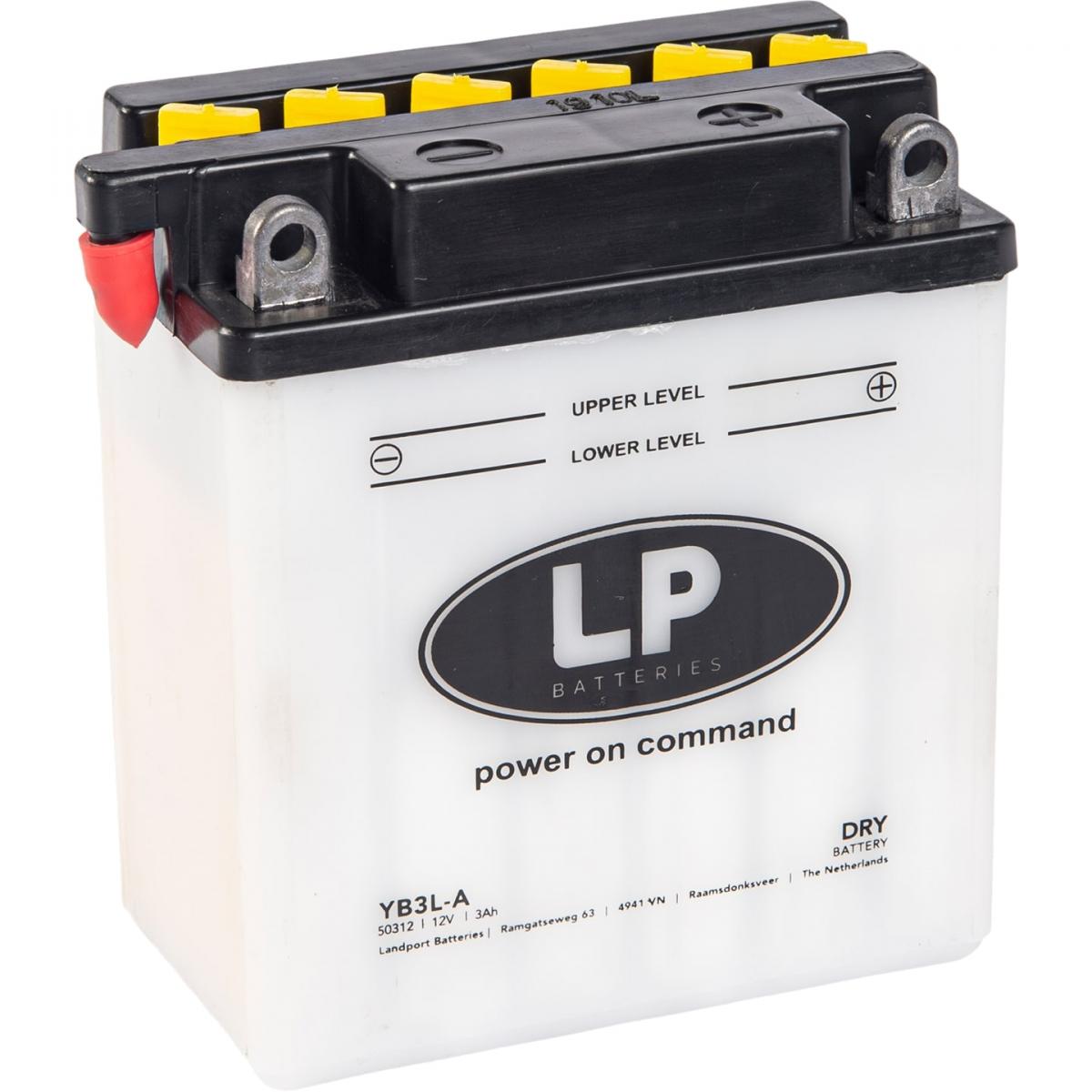 BATTERY YB3L-A 12V 3Ah DRY, MB YB3L-A