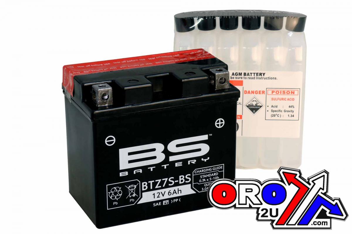 BATTERY YTZ7S-BS 12V, Maintenance Free BTZ7S-BS, BS-BTZ7S-BS