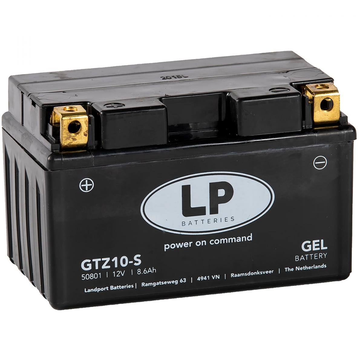 BATTERY GTZ10-S 12V 8.6Ah, LTZ10-S, GTZ10-S