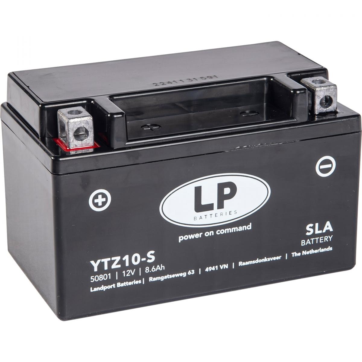 BATTERY LTZ10-S 12V SEALED, 6Ah., YTZ10-S