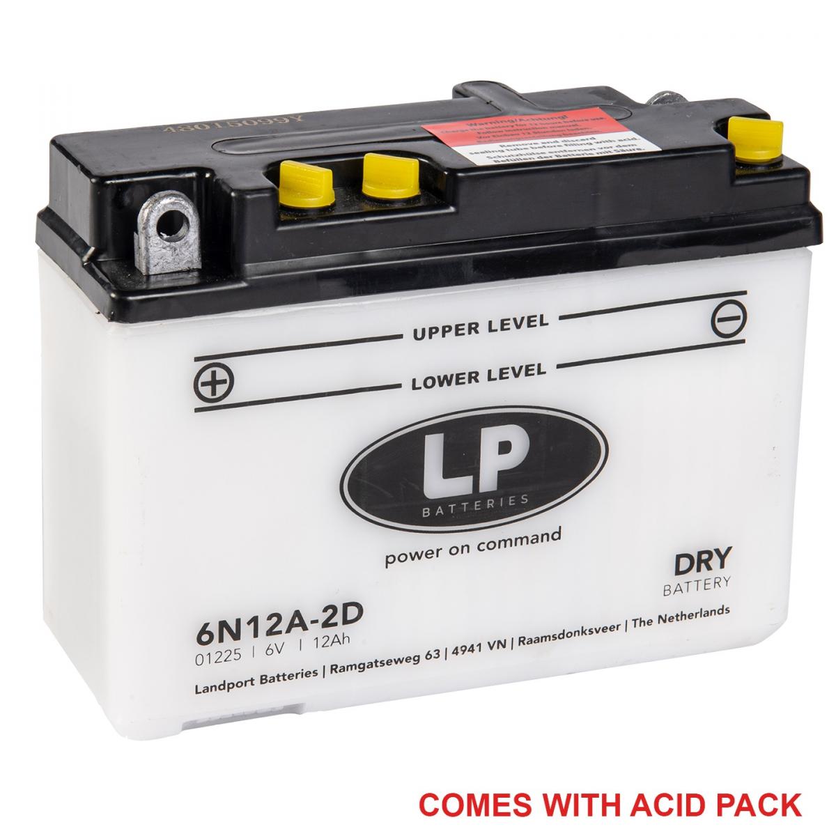 BATTERY 6N12A-2D 6V 12AH