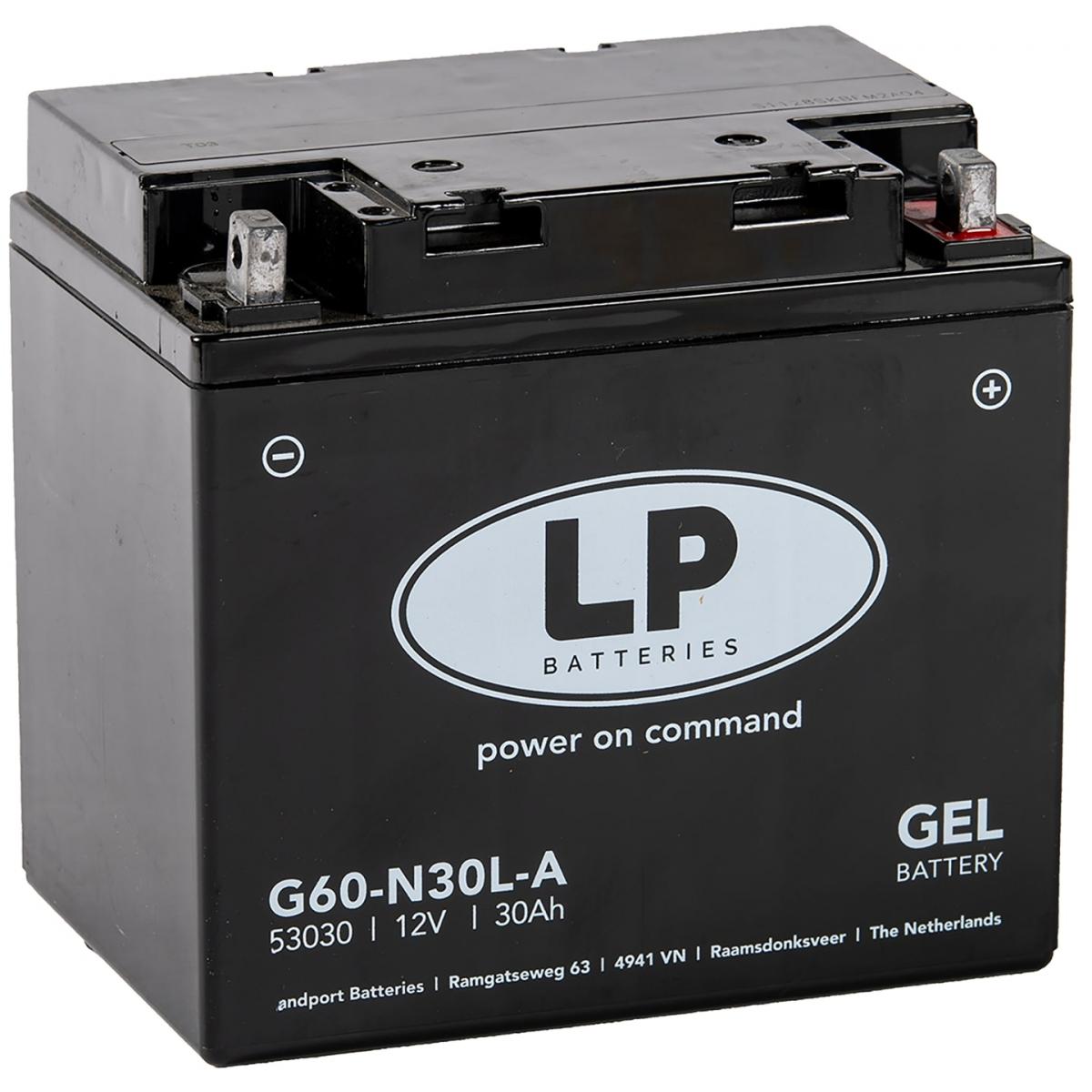 BATTERY G60N30L-A 12v 30AH 53030 G60-N30L-A, L60-N30L-A