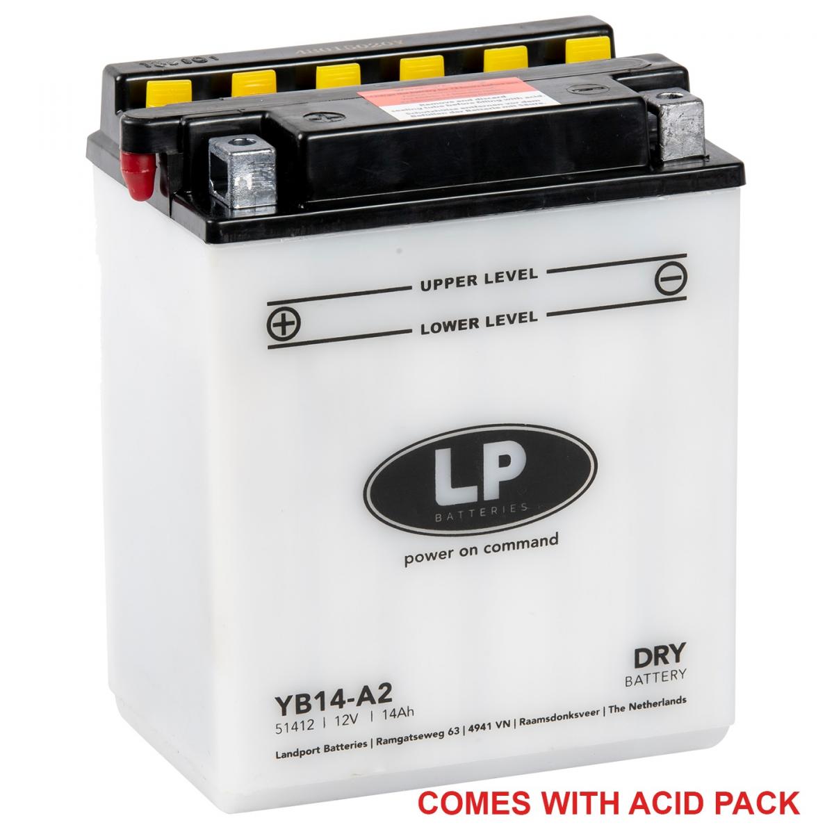 BATTERY LB14-A2 12V 14Ah. YB14-A2