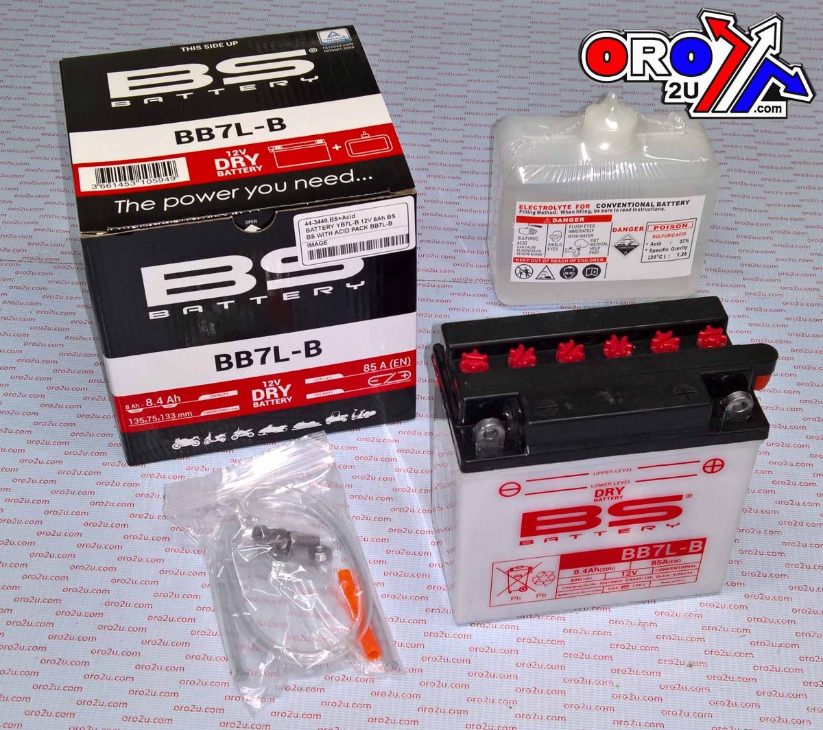 BATTERY YB7L-B 12V 8Ah, BB7L-B
