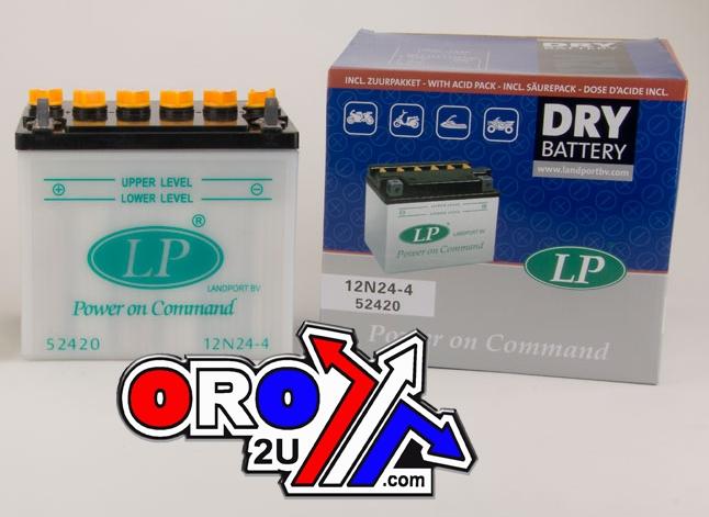 BATTERY 12N24-4 12V 24Ah. 52420