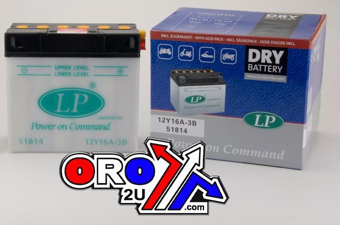 BATTERY 12Y16A-3B 12V 19Ah, 51814