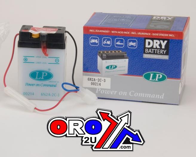 BATTERY 6N2A-2C-3 6V 2Ah