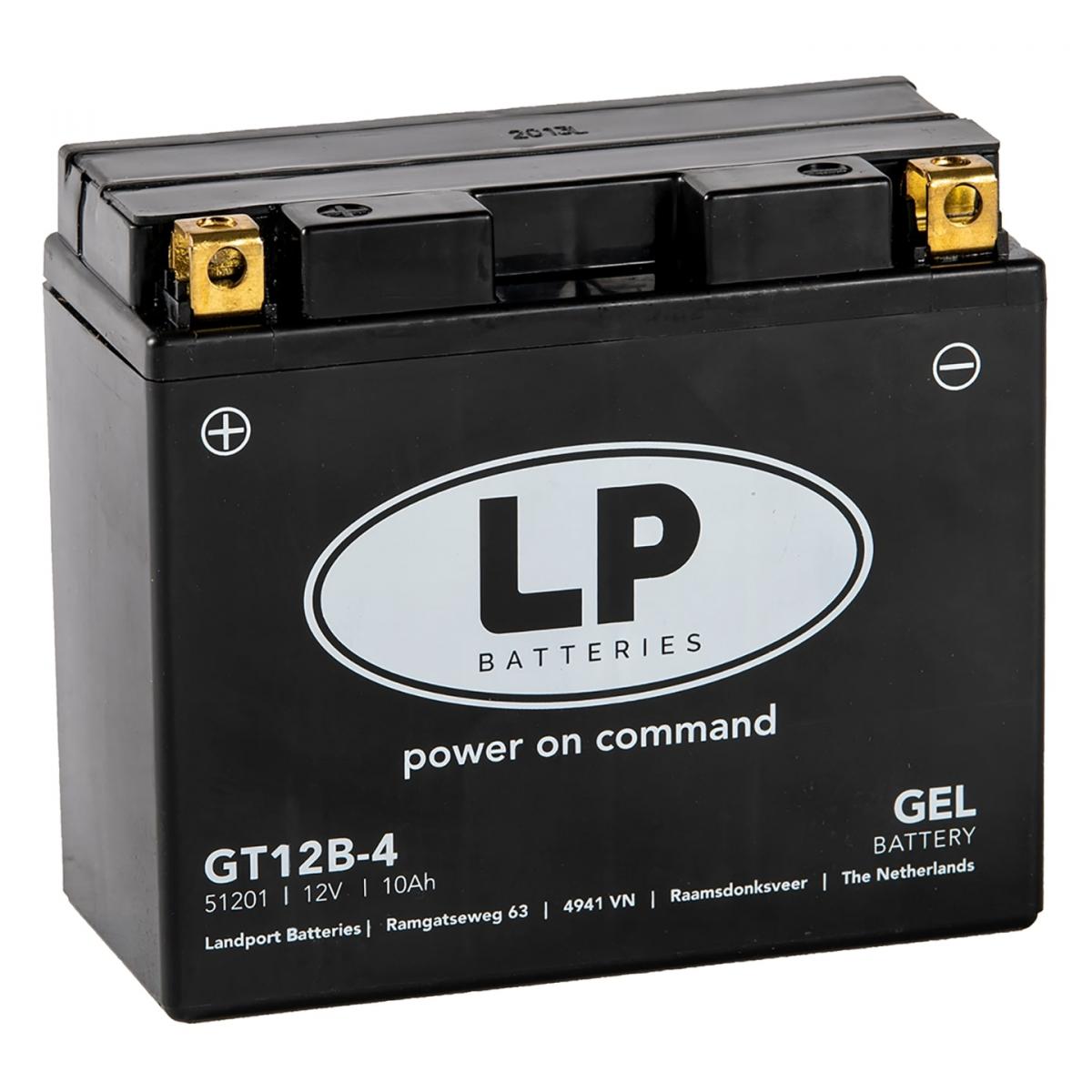 BATTERY LT12B-4 12V 11Ah GEL, 51201, GT12B-4, YT12B-4