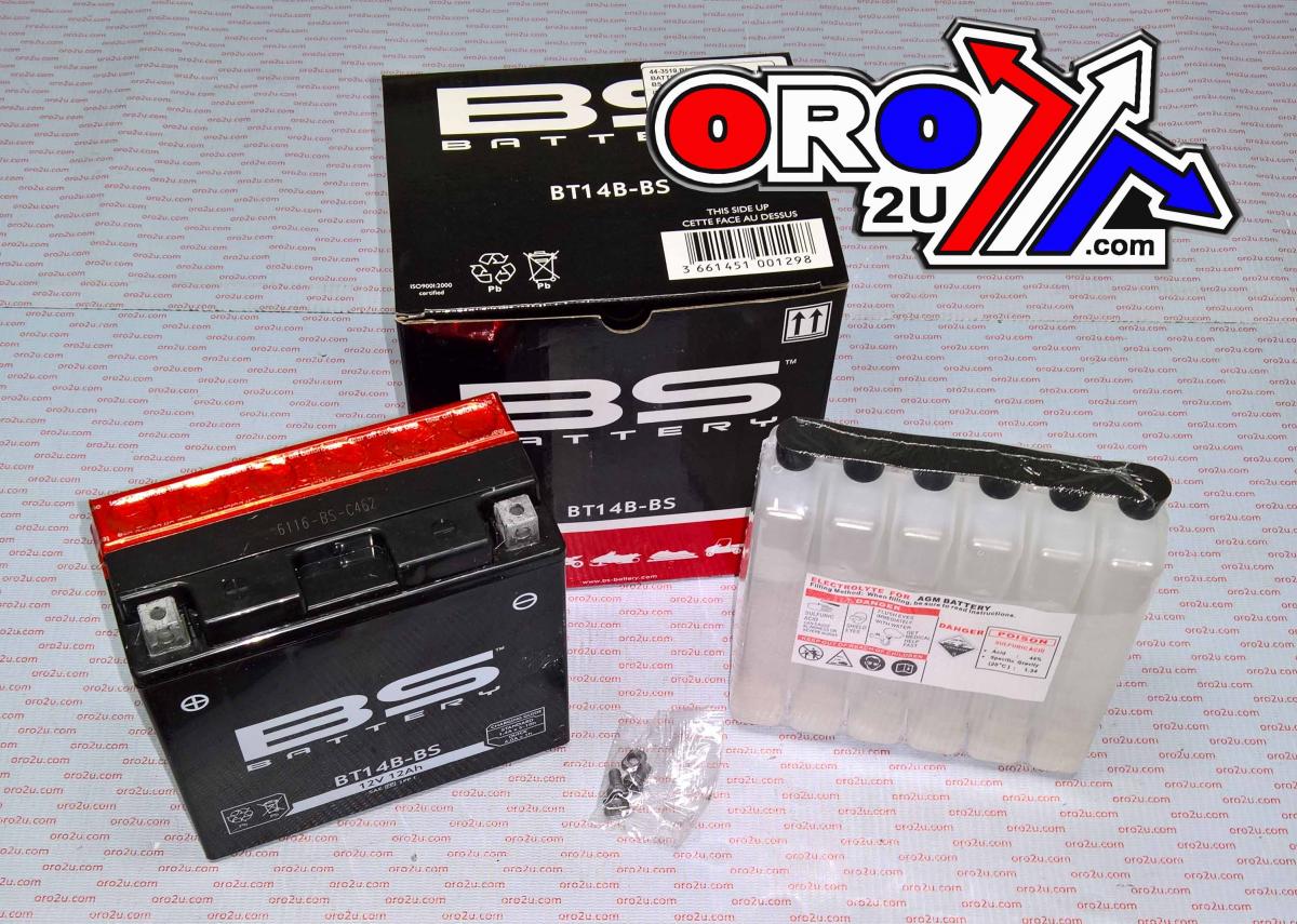 BATTERY YT14B-BS 12V, MAINTENAN FREE BT14B-BS