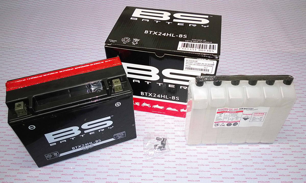 BATTERY YTX24HL-BS 12V, BTX24HL-BS HARLEY-DAVIDSON