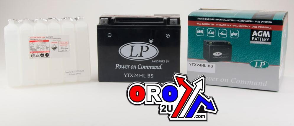 BATTERY LTX24HL-BS 12V, HARLEY-DAVIDSON, YTX24HL-BS