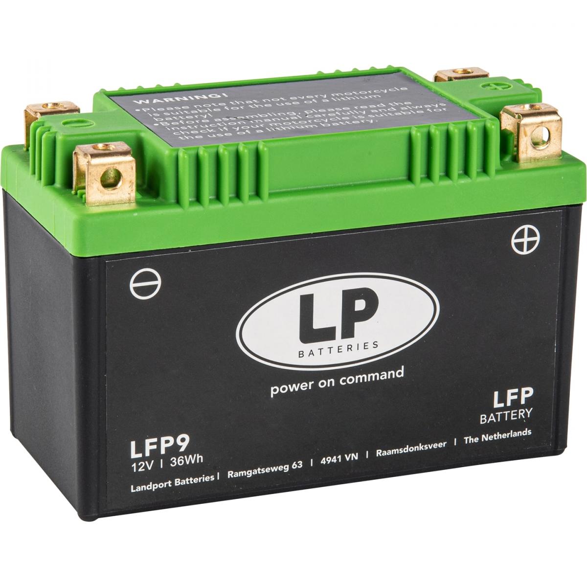 BATTERY LITHIUM 12V LFP9, YT7B-4, YTR9-BS YT9B-4