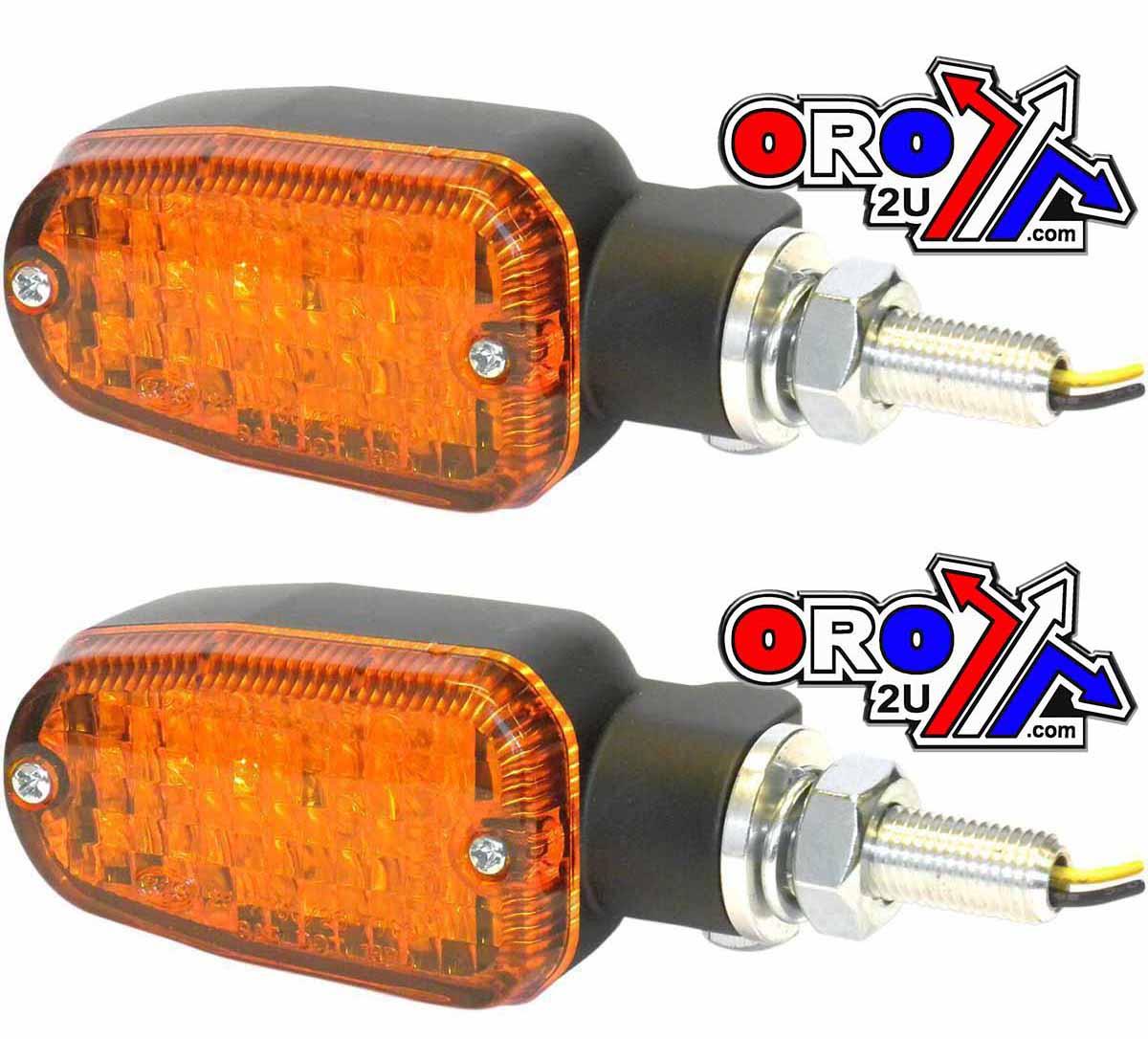 UNIVERSAL INDICATORS ALUMINUM BLACK, LED, E MARKED, 2 WIRE