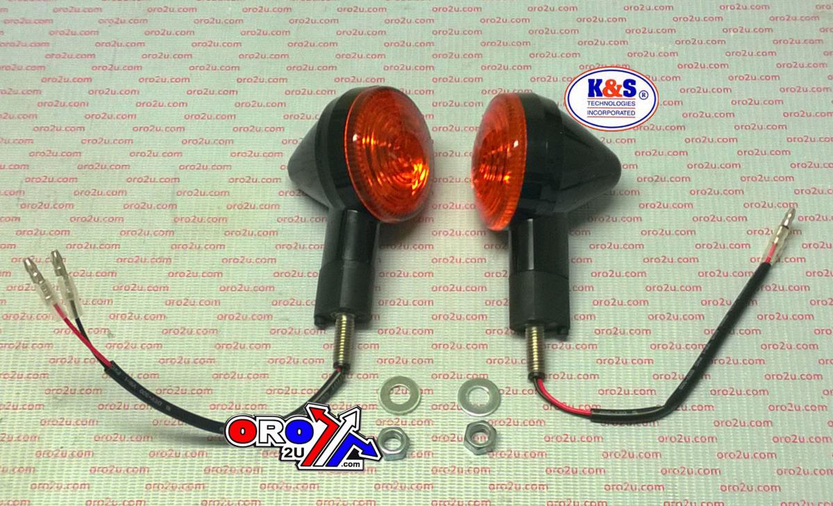 UNIVERSAL INDICATOR BLACK BODY, AMBER LENS, E-MARKED
