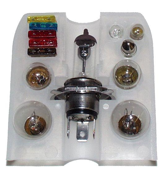 H4 BULB & FUSE SET 13pcs, complete in a handy carry case
