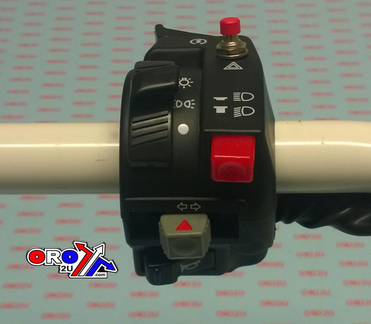 LH HANDLEBAR SWITCH HONDA ATV WITH HAZARD