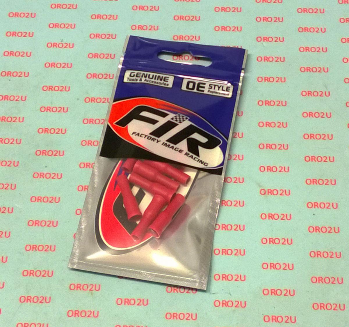 RED FEMALE BULLET CONNECTORS, PACK / 10