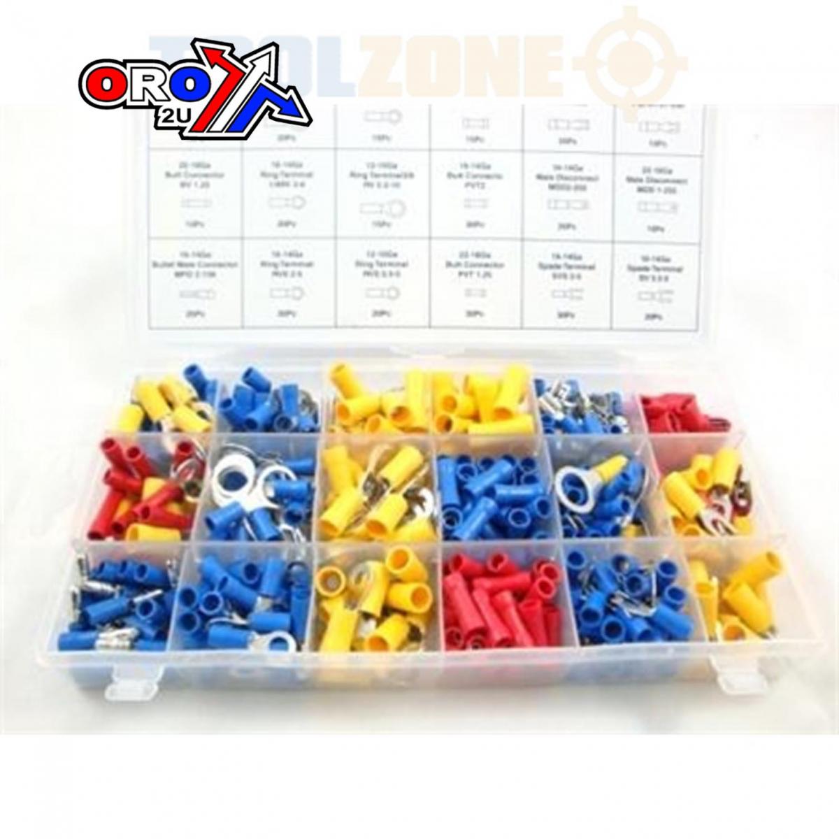360Pc WIRE TERMINALS IN BOX., EACH