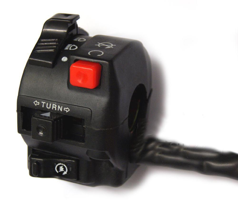 UNIVERSAL IGNITION SWITCH 4 FUNCTION, WITH START BUTTON, 11 wire, 4 plugs