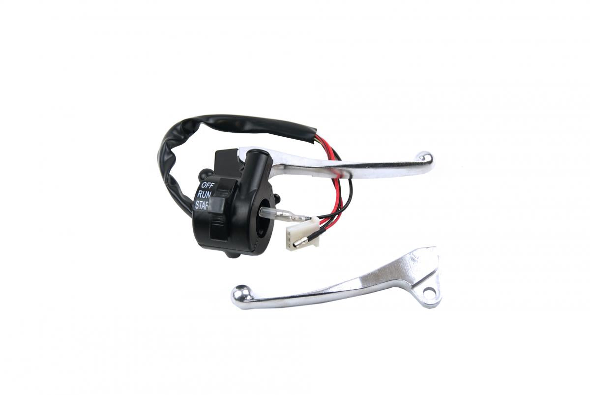 THROTTLE CASE + LEVERS & SWITCH, PW50 1998-2005