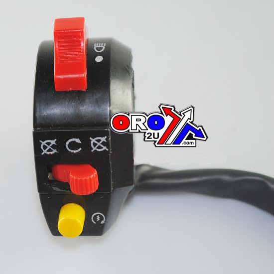 UNIVERSAL HANDLEBAR SWITCH, KILL/START/DIP & MAIN