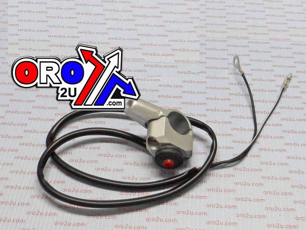 KILL/HORN SWITCH ALUMINIUM BODY, with M10 mirror mounting.