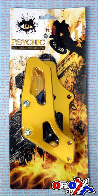 CHAIN GUIDE WITH BLOCK KTM 125-380 98-06, 250-360 96-97, 250-300 94-95 (GOLD)