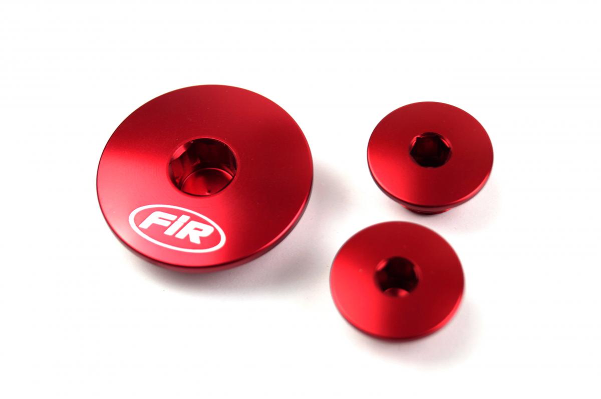 ENGINE PLUG KIT RED ALLOY HONDA CRF250R 2004-2009, CRF250X 04-17
