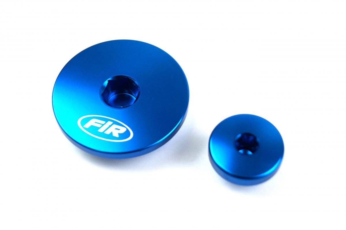 ENGINE PLUG KIT BLUE ALLOY YAMAHA YZ250F 01-13, YZ400F 98-99, YZ450F 00-05