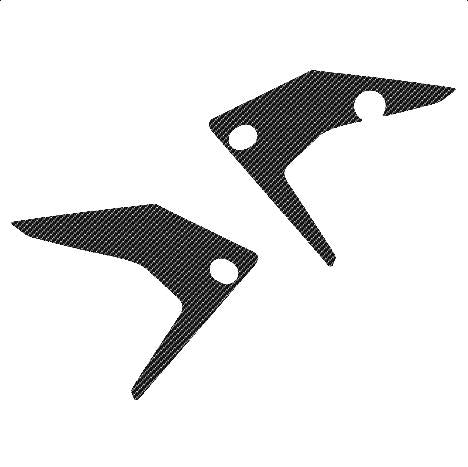 AIR BOX DECAL, CARBON LOOK BLACKBIRD KAWASAKI KX250F 17, KX450F 16-17